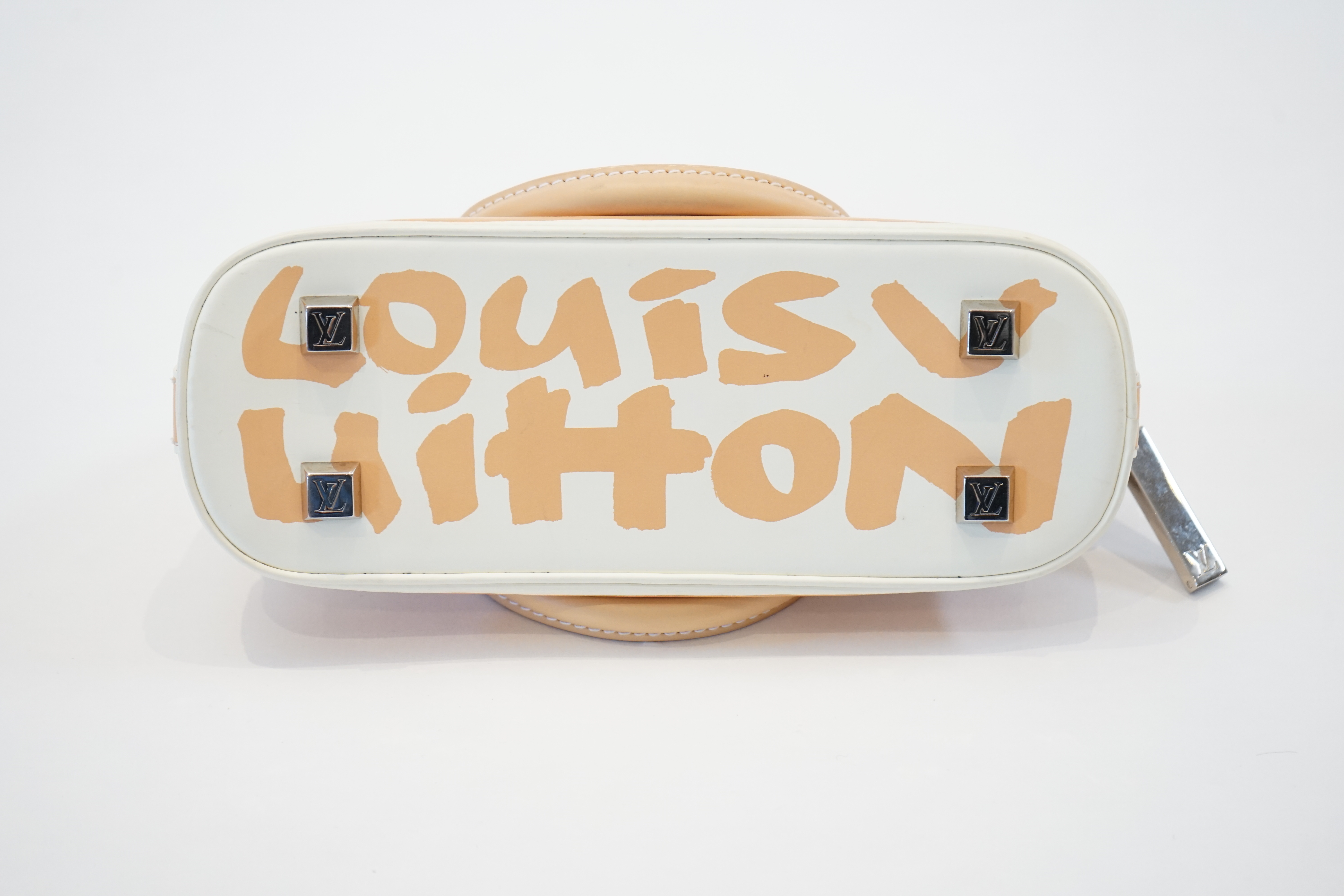 A Louis Vuitton x Stephen Sprouse 2001 GRAFFITI Alma BB Handbag - Neutrals width 25cm, depth 10cm, height 12cm